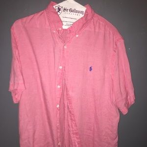 Red Linen Button down by Polo Ralph Lauren.
